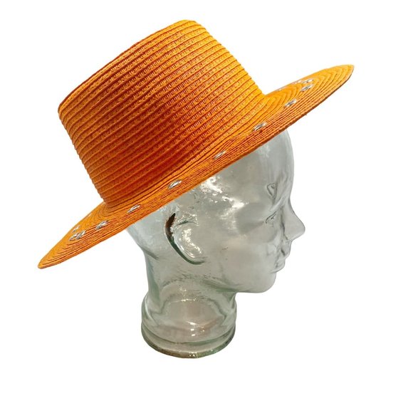 Orange Bolero Halo Hat